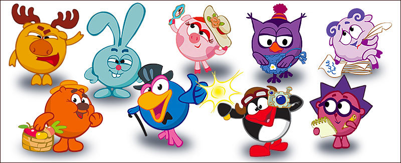 Смешарики - смешарики, мультфильмы - оригинал