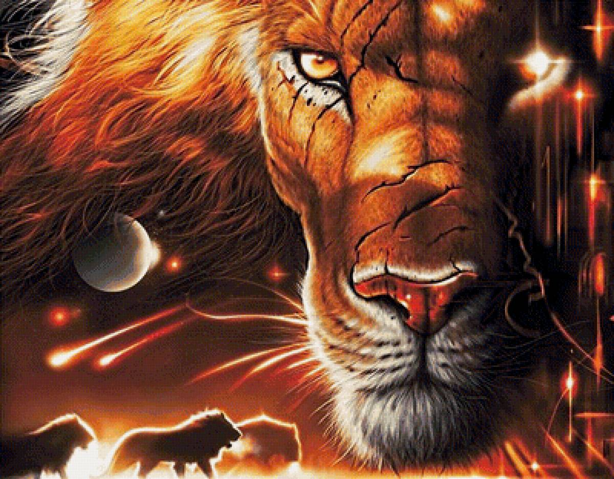 король-лев - львы, хищники, лев - предпросмотр
