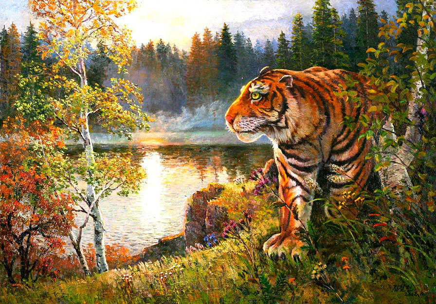 тигр - оригинал