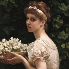 Pea Blossoms/ Edward John Poynter (1836–1919)
