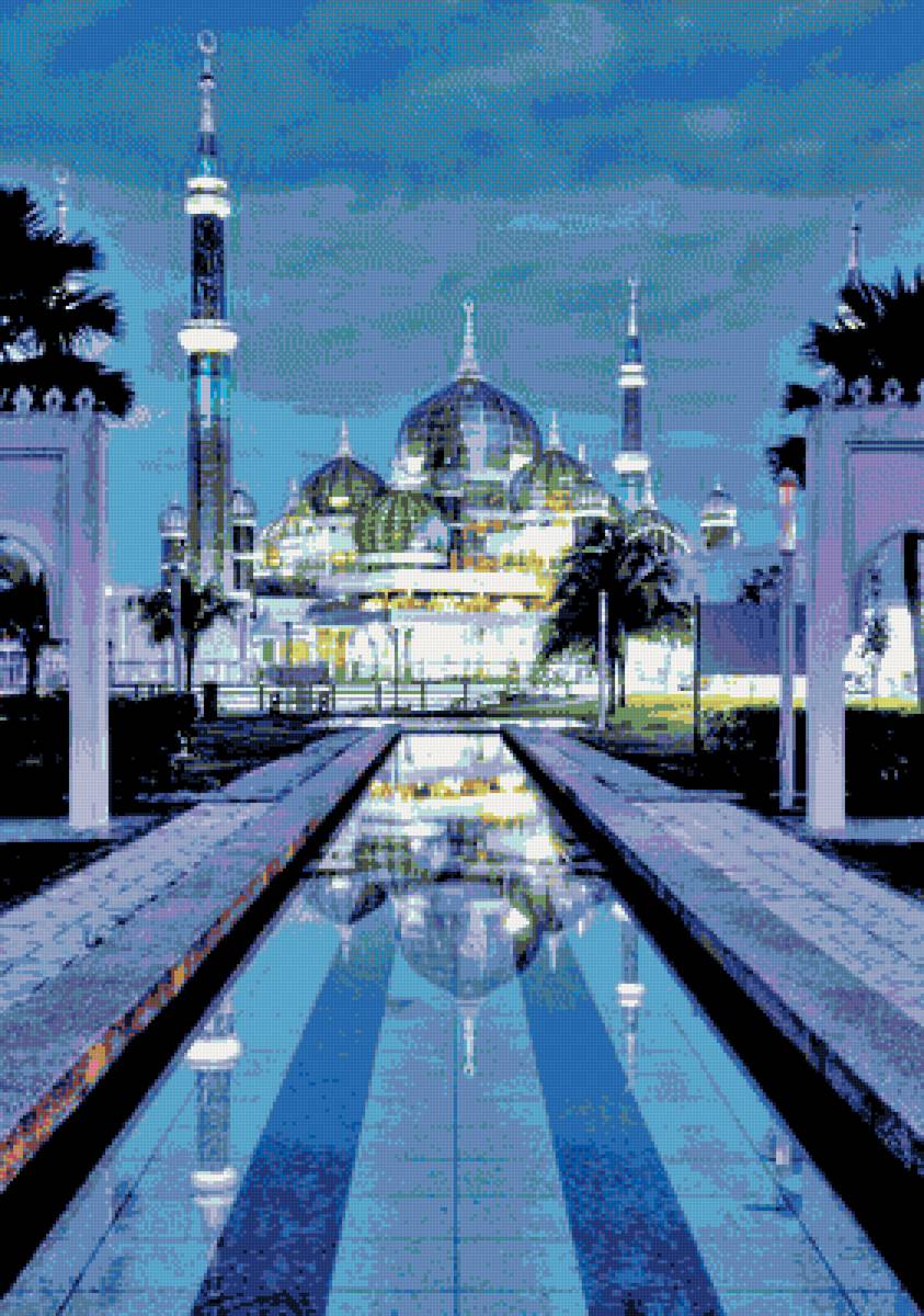 Восточная малайзия. Кристальная мечеть Куала-Тренгану. Кристальная мечеть Малайзия. Мечеть Куала Лумпур. Мечети Куала Тренгану Малайзия.