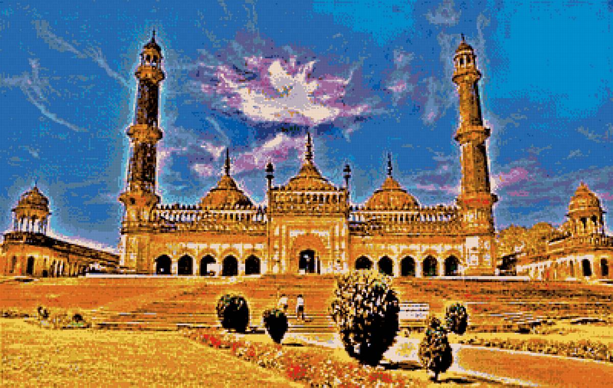 Мечеть Асафи - индия, восток, мечеть, азия - предпросмотр