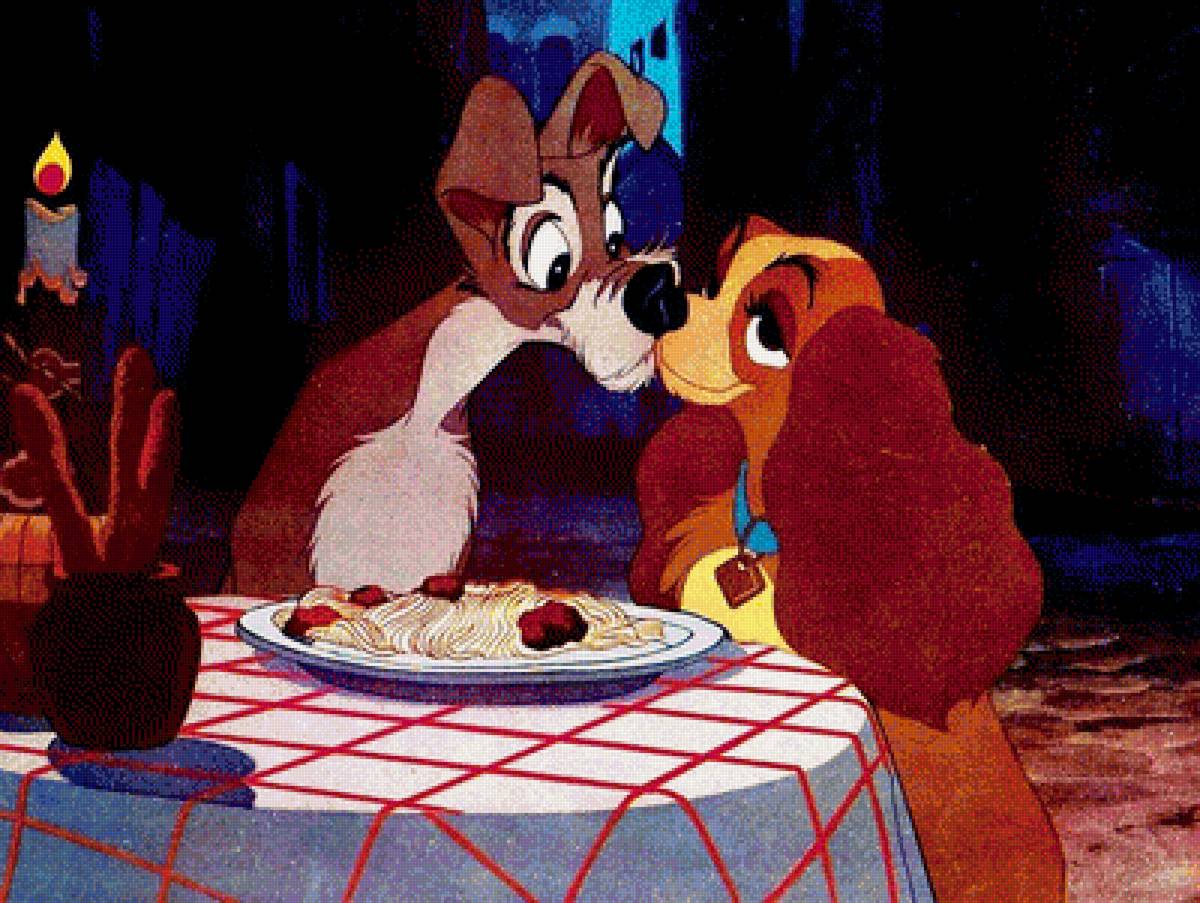 Леди и Бродяга - мультфильм, мульт - предпросмотр