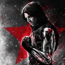 Оригинал схемы вышивки «Winter Soldier Marvel» (№1274603)