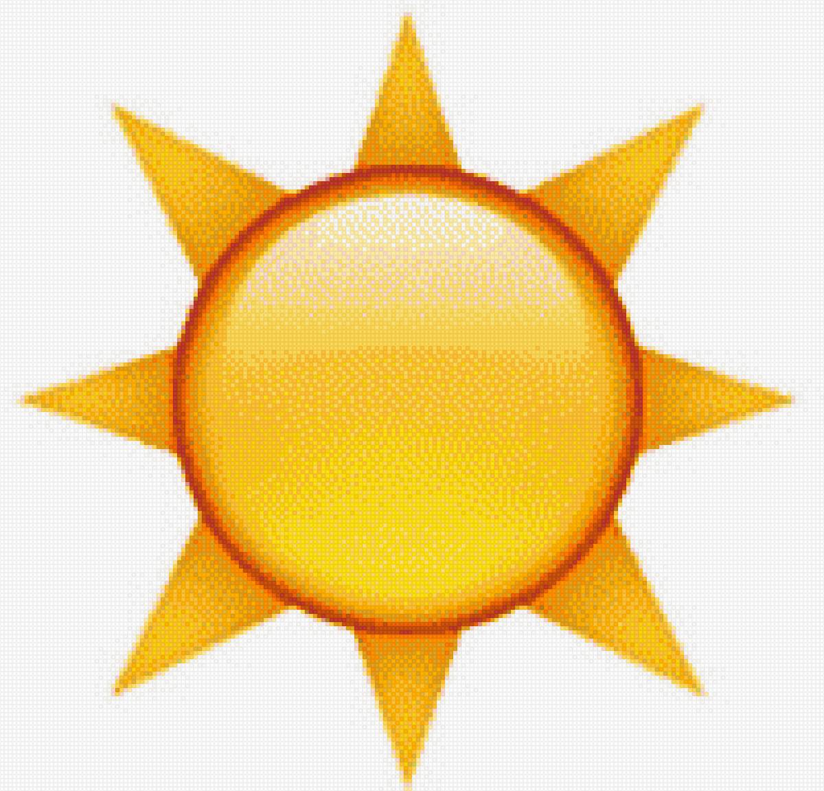 солнце эмоджи - звезда, эмоджи, солнце, желтый - предпросмотр
