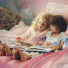 Оригинал схемы вышивки «сказка на ночь» (№1276671)