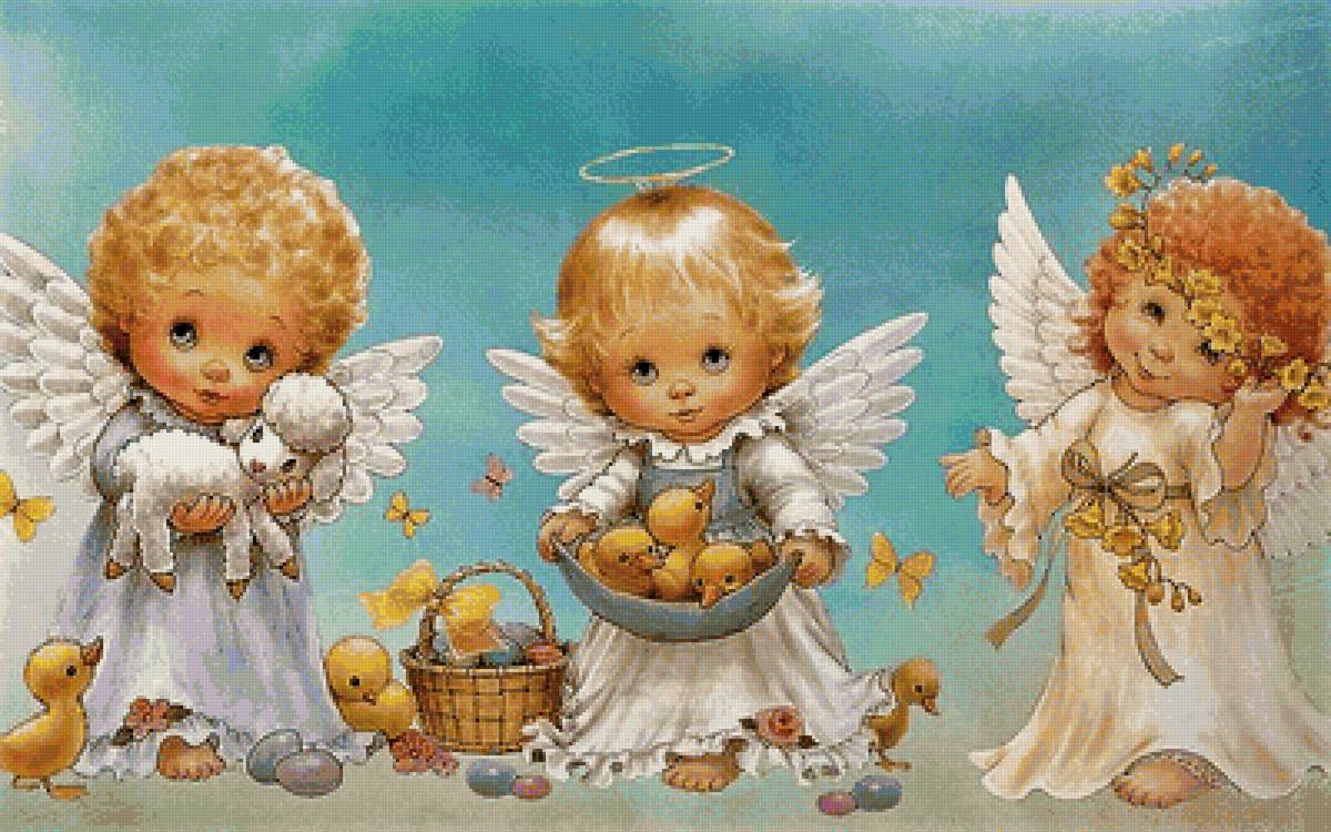 Ангелочки - дети, ангелы - предпросмотр