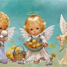 Схема вышивки «Ангелочки»