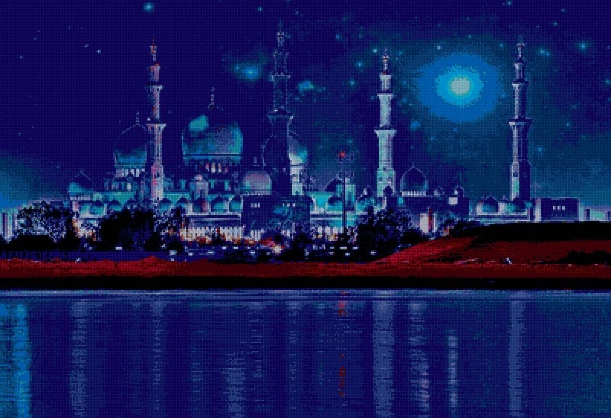 Мечеть Зайда - абу-даби, мечеть, объединенные арабские эмираты, восток - предпросмотр