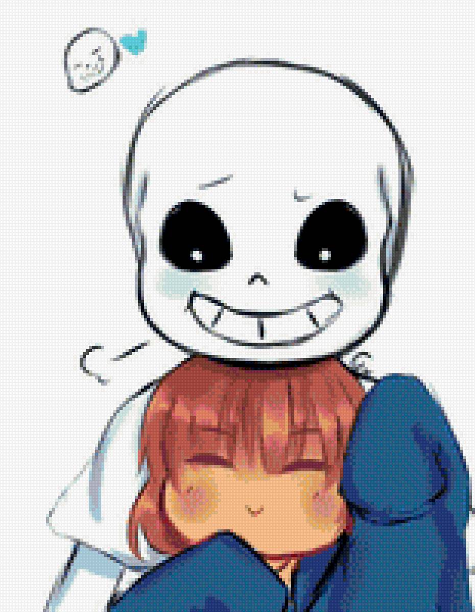 Sans ans frisk - #undertale#game - предпросмотр