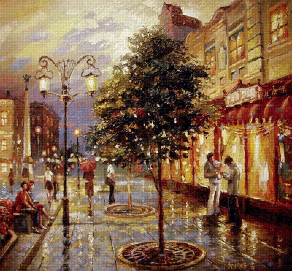 Город - природа, город, пейзаж - предпросмотр