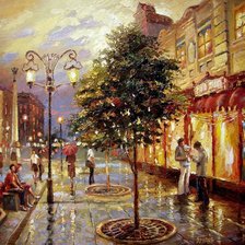 Схема вышивки «Город»