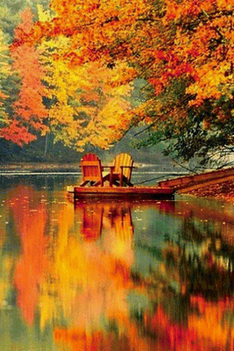 Осень - вода, природа - предпросмотр