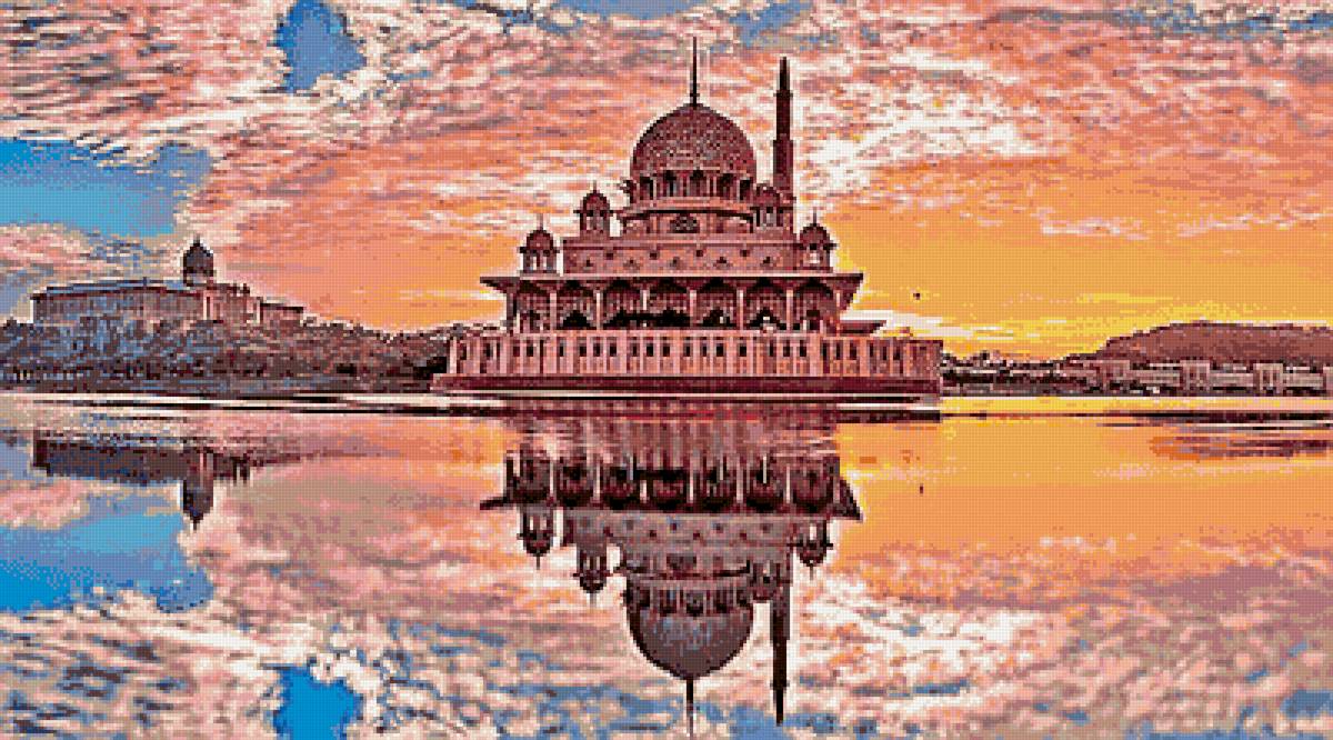 Мечеть Путра - мечеть, восток, азия, малайзия - предпросмотр