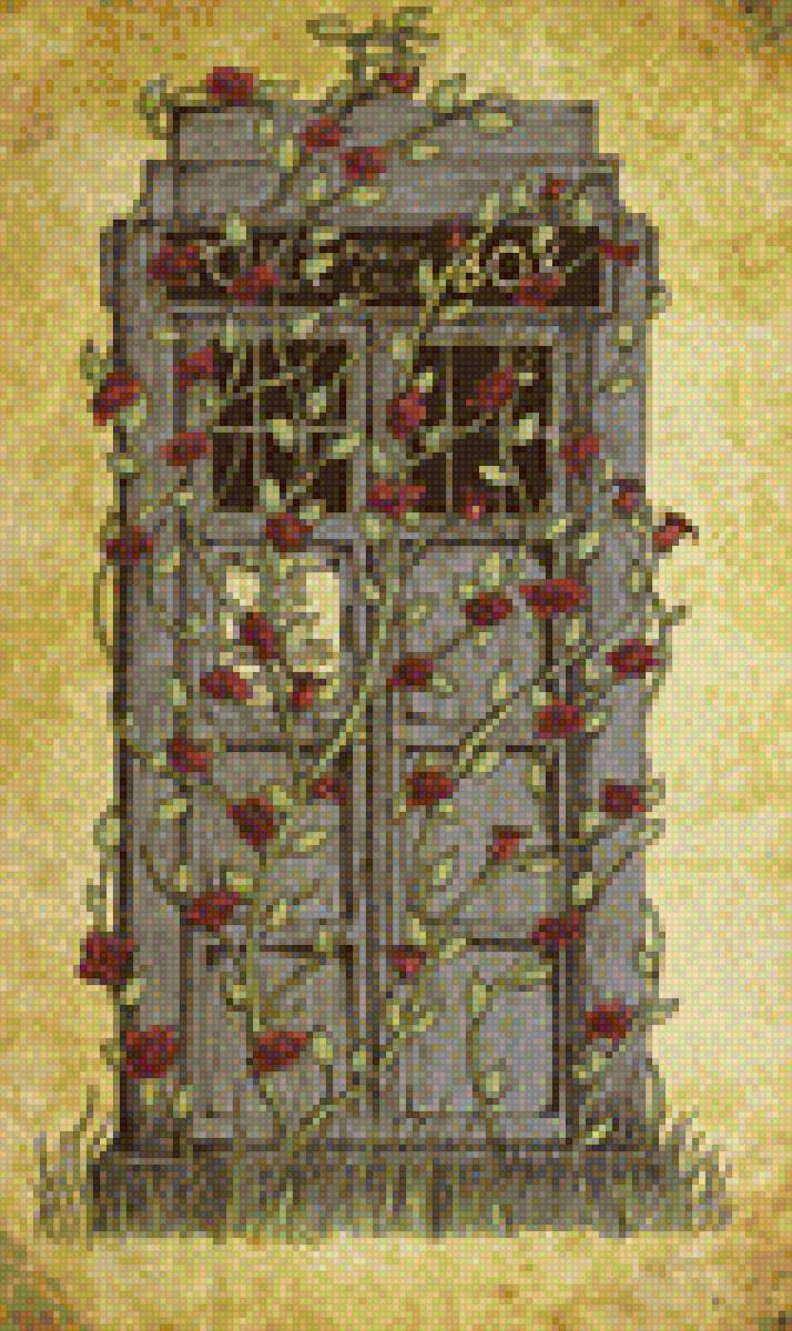 Тардис в розах - доктор кто, тардис - предпросмотр