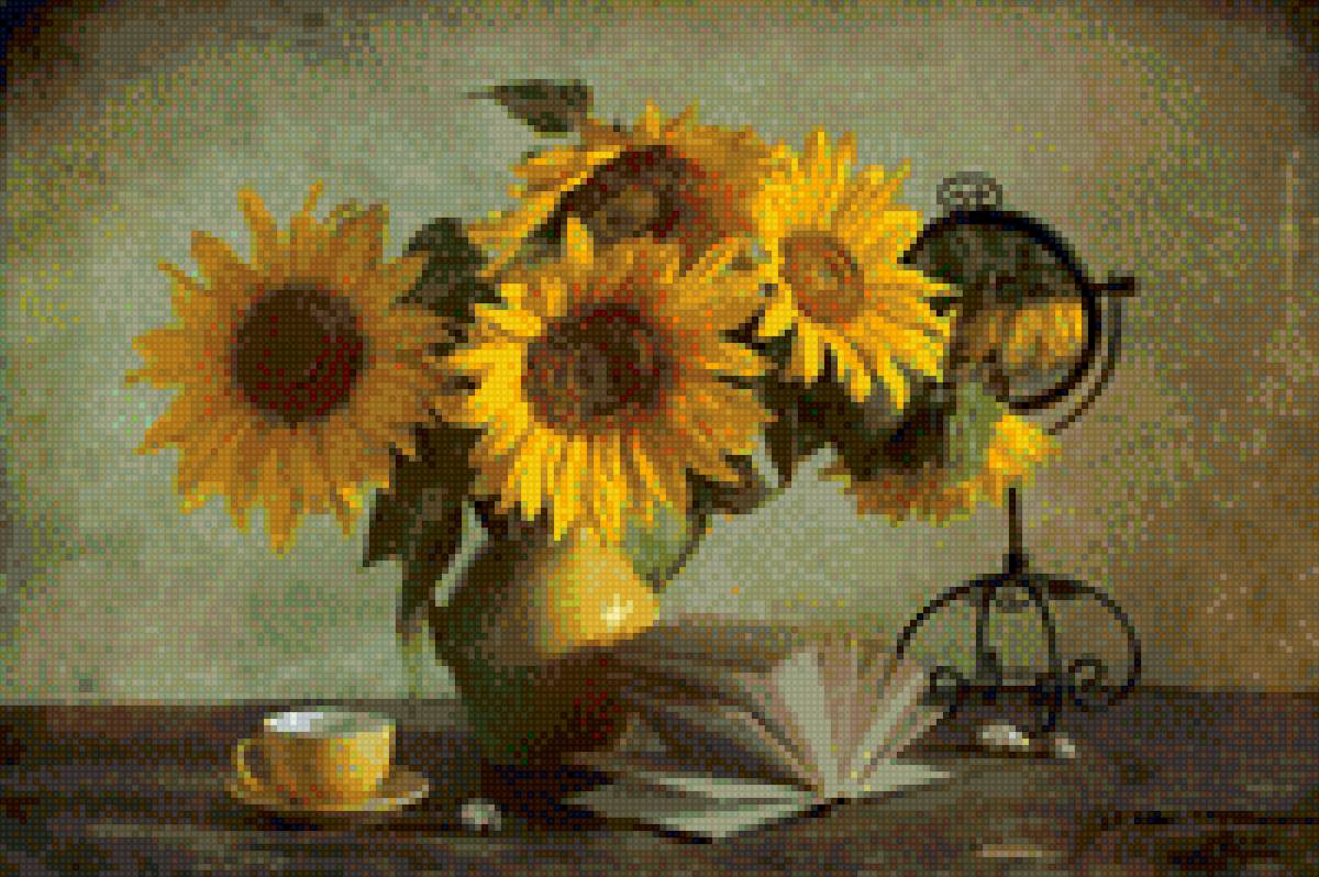 книга и цветы3 - предпросмотр