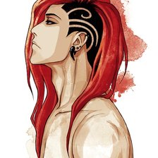 Схема вышивки «Парень»