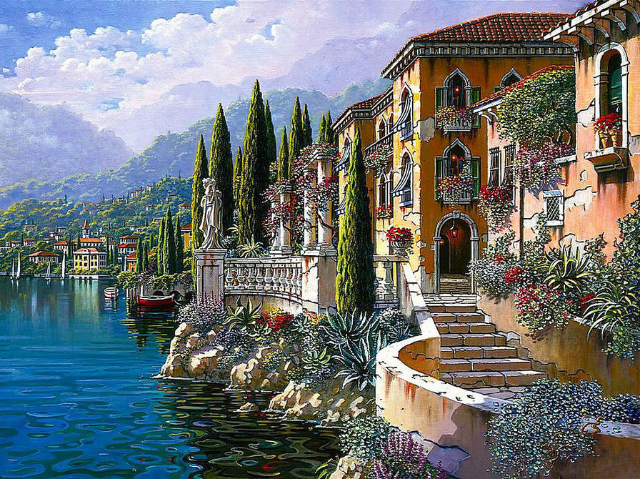 Средиземноморье 2 - море, природа, пейзаж, город - оригинал