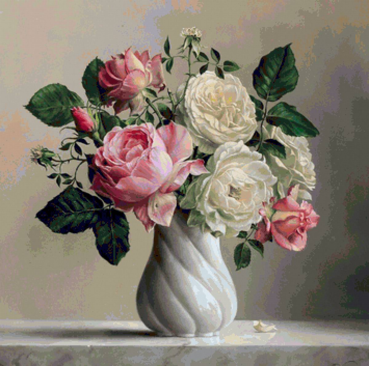 красивый букет - розы букет - предпросмотр