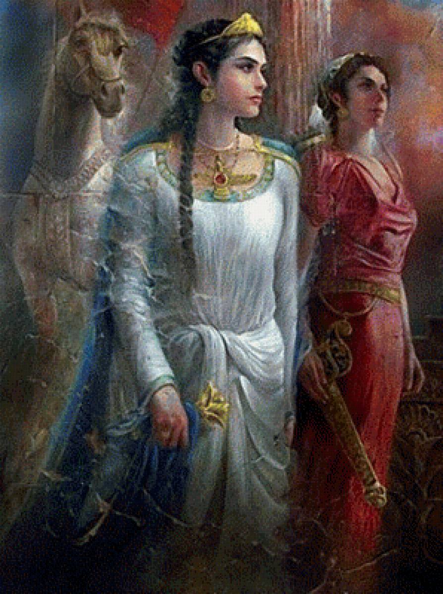 Королева - иллюстрация - предпросмотр