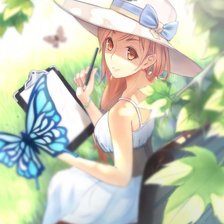 Схема вышивки «Девушка»