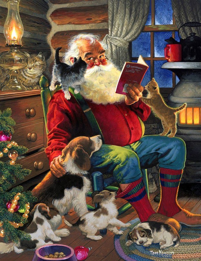 Дед Мороз - иллюстрация, сказки - оригинал