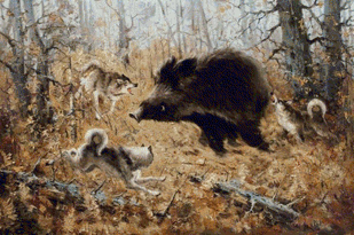 Охота на кабана - предпросмотр