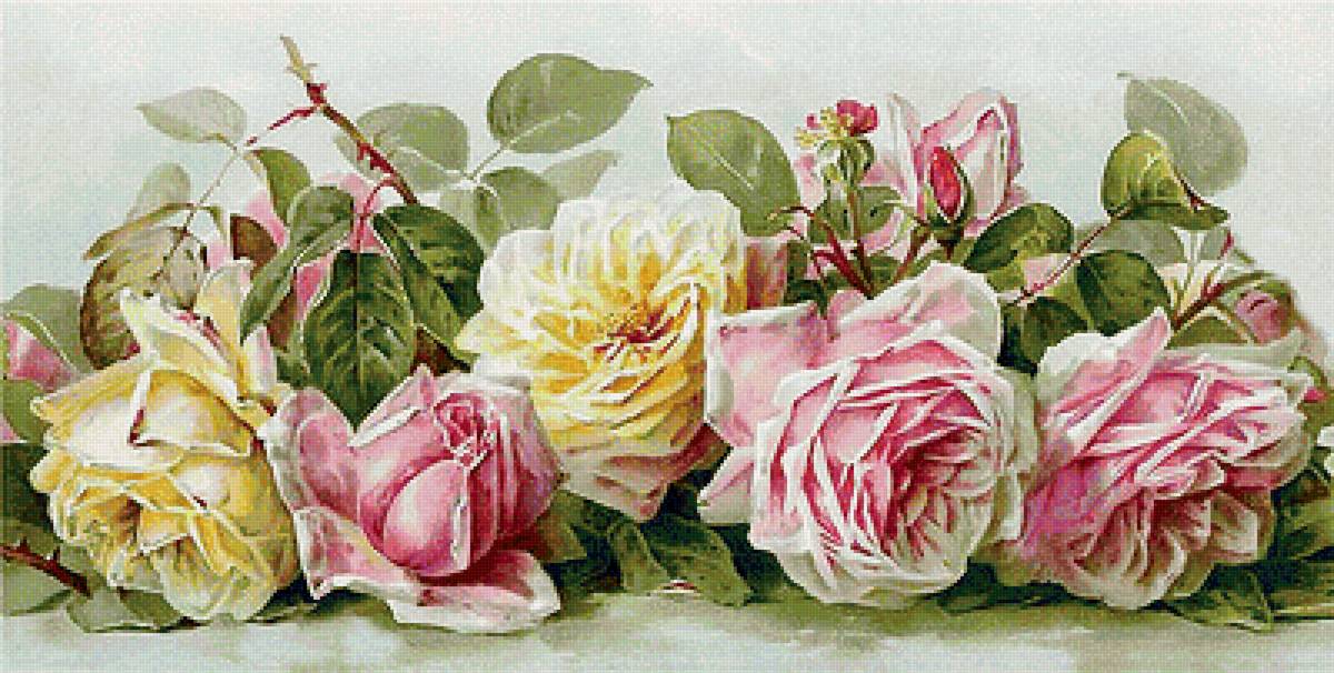 Paul De Longpre - цветы, картина - предпросмотр