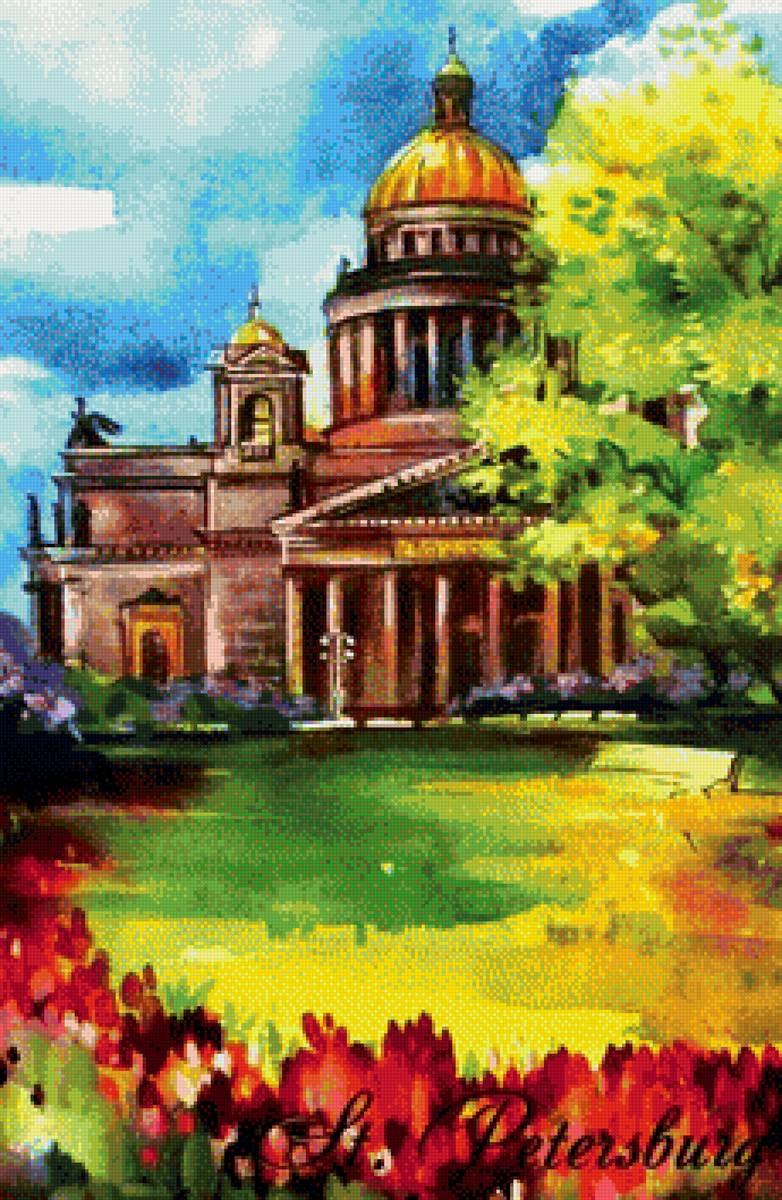 Исаакиевский собор - архитектура, питер, городской пейзаж - предпросмотр