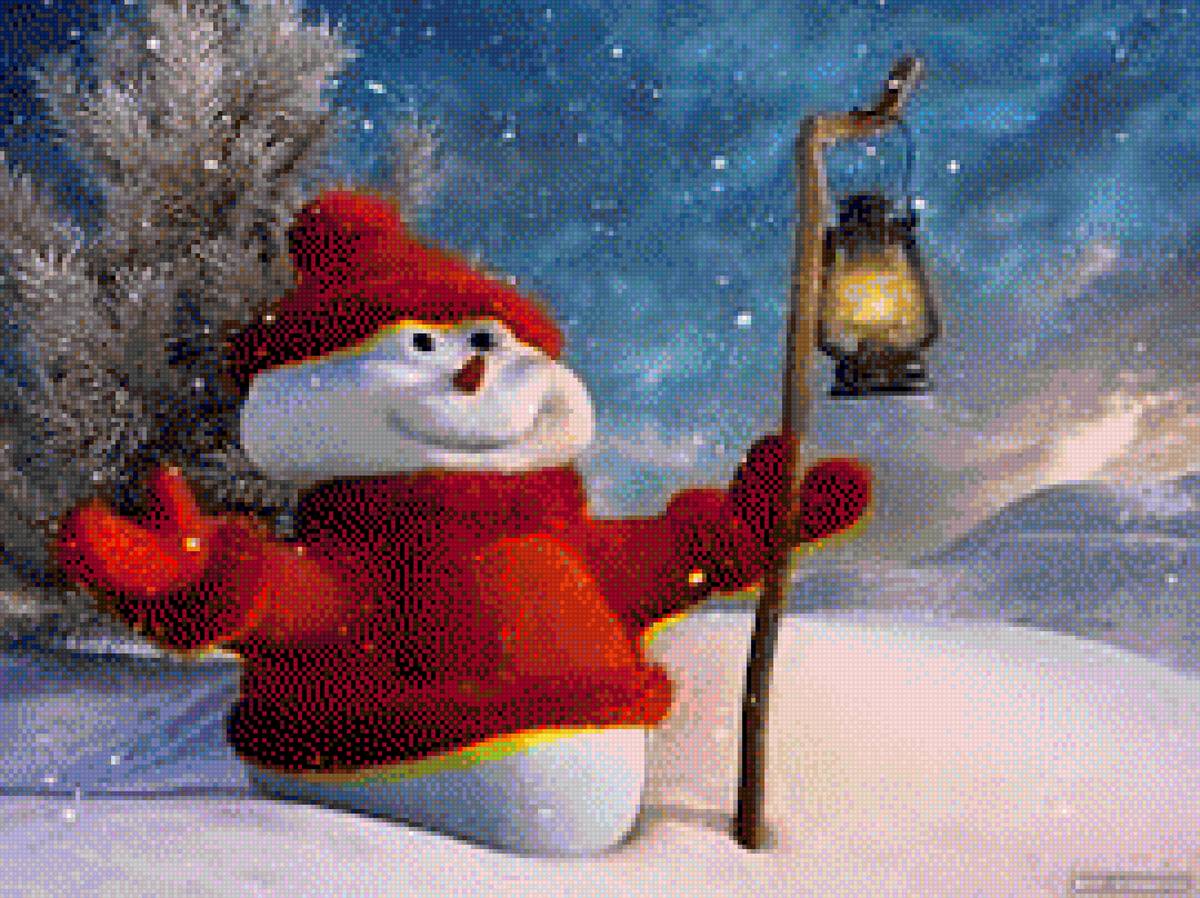 Hóemberke - tél, természet - предпросмотр