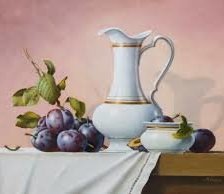 Схема вышивки «csendélet szilvával»