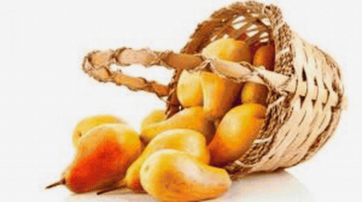 Egy kosár körte - csendélet, gyümölcs - предпросмотр