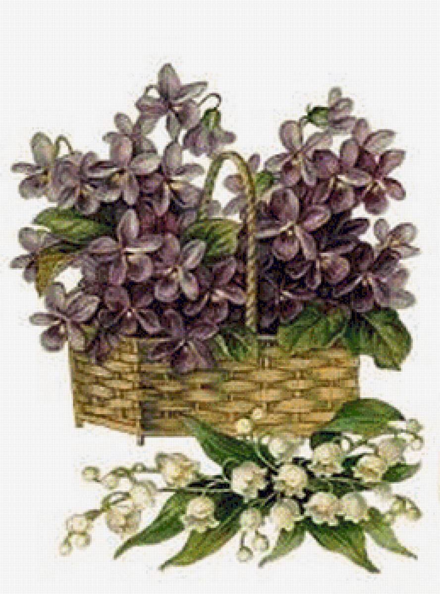 Egy kosár virág - virág - предпросмотр