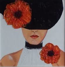 Kalapos nő - emberek - оригинал