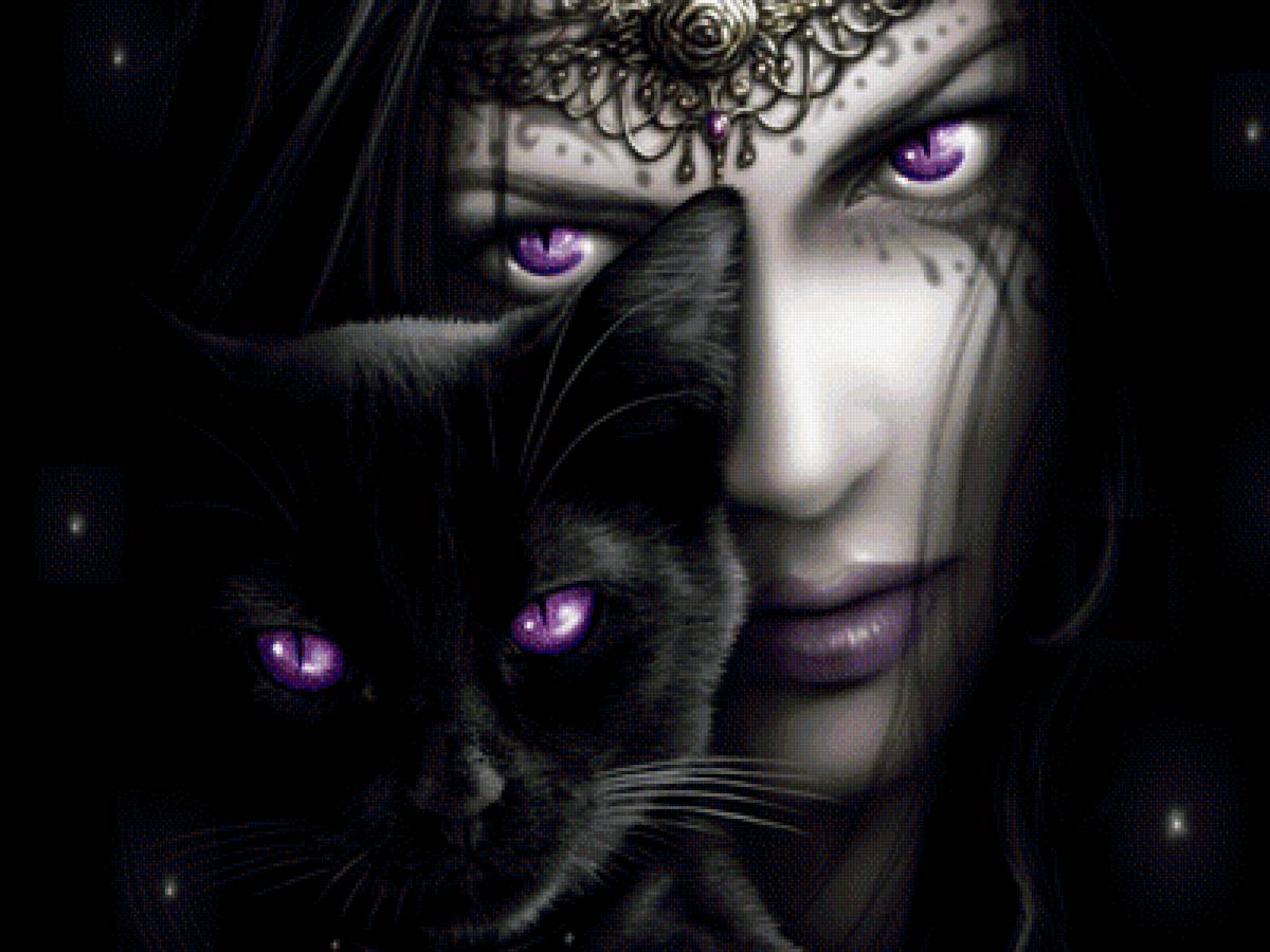 девушка кошка - предпросмотр