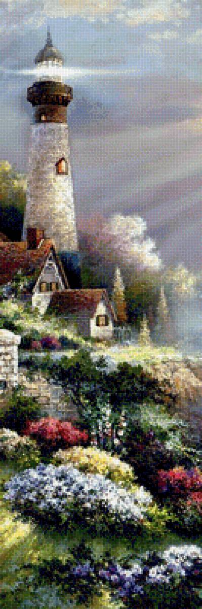 маяк - маяк, деревня, природа, пейзаж, море - предпросмотр