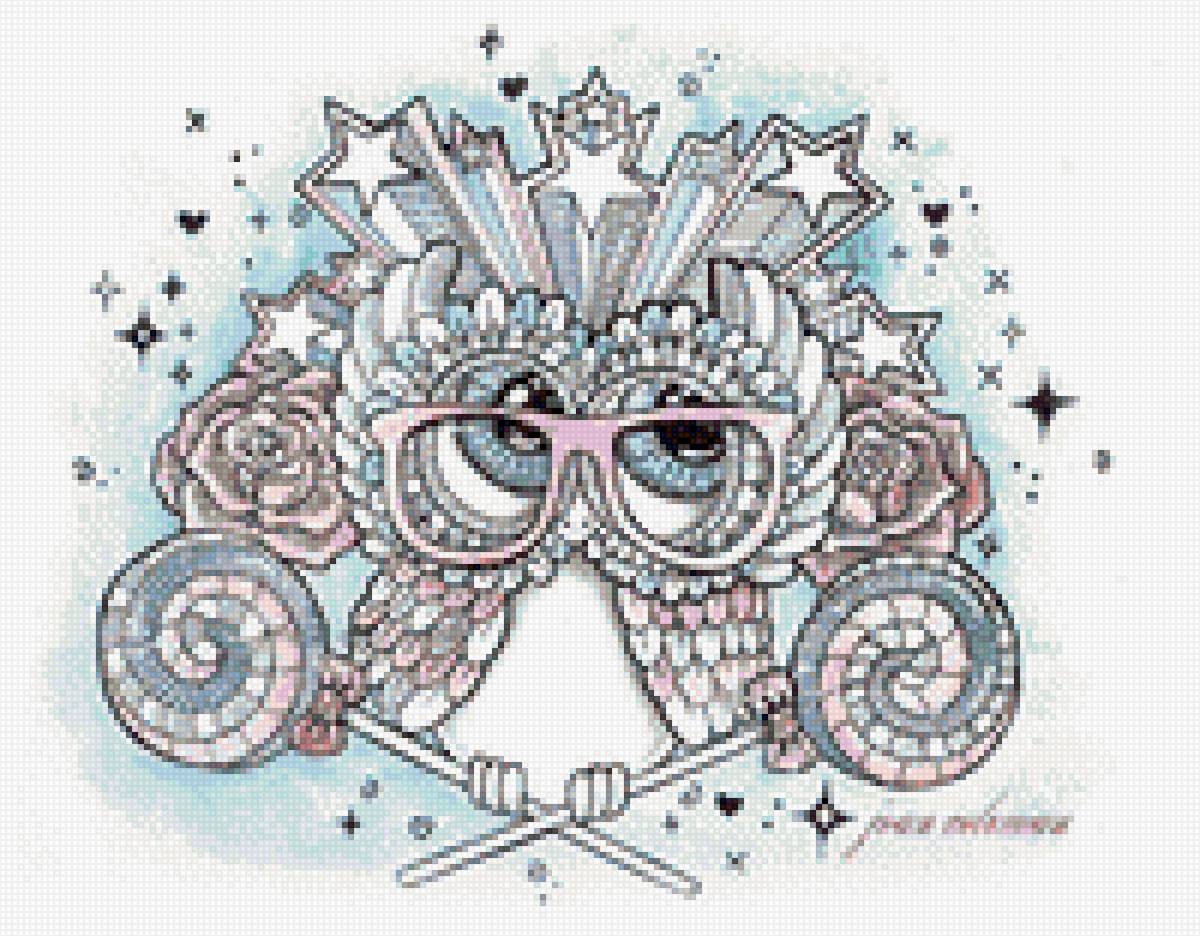 Модная сова - предпросмотр