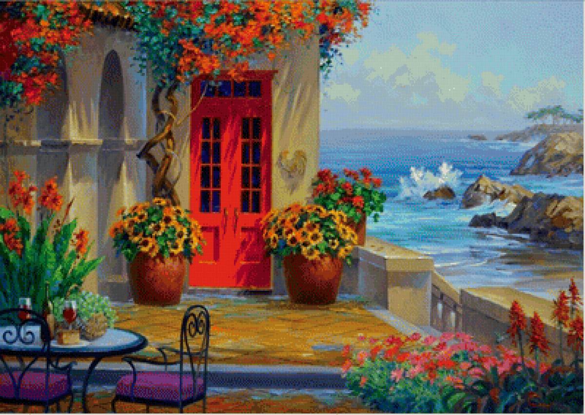 Домик - природа, пейзаж - предпросмотр