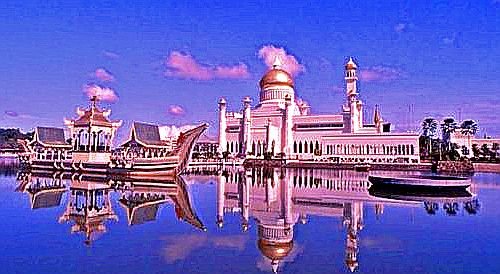 Мечеть Султана Омара Али Сайфуддина - бруней, мечеть, азия, восток - оригинал