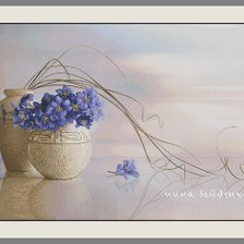 Схема вышивки «вазы с цветами»