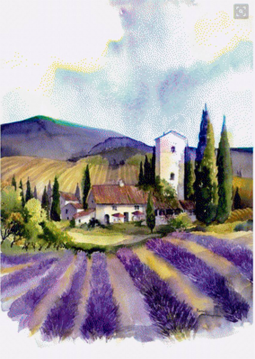 Прованс - лаванда - предпросмотр