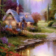 домик в лесу