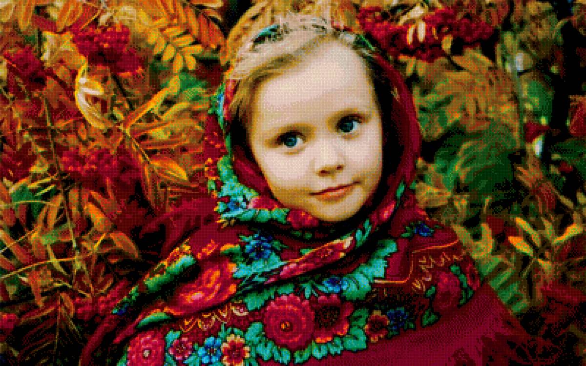 русская красавица - девочка - предпросмотр