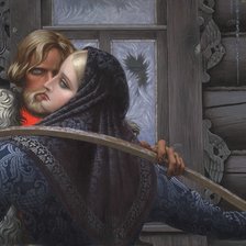 Схема вышивки «у чужого окна»