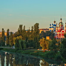 Схема вышивки «Тамбов. Набережная»