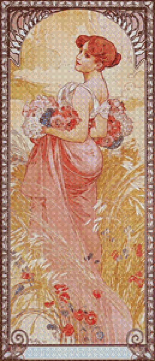 Альфонс Муха. Времена года. Лето - предпросмотр