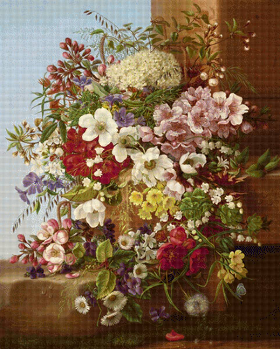 цветы - весенние цвети, цветочный натюрморт, цветы - предпросмотр