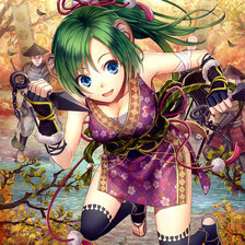 Схема вышивки «Девушка»