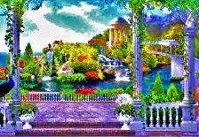 Схема вышивки «Райский сад»