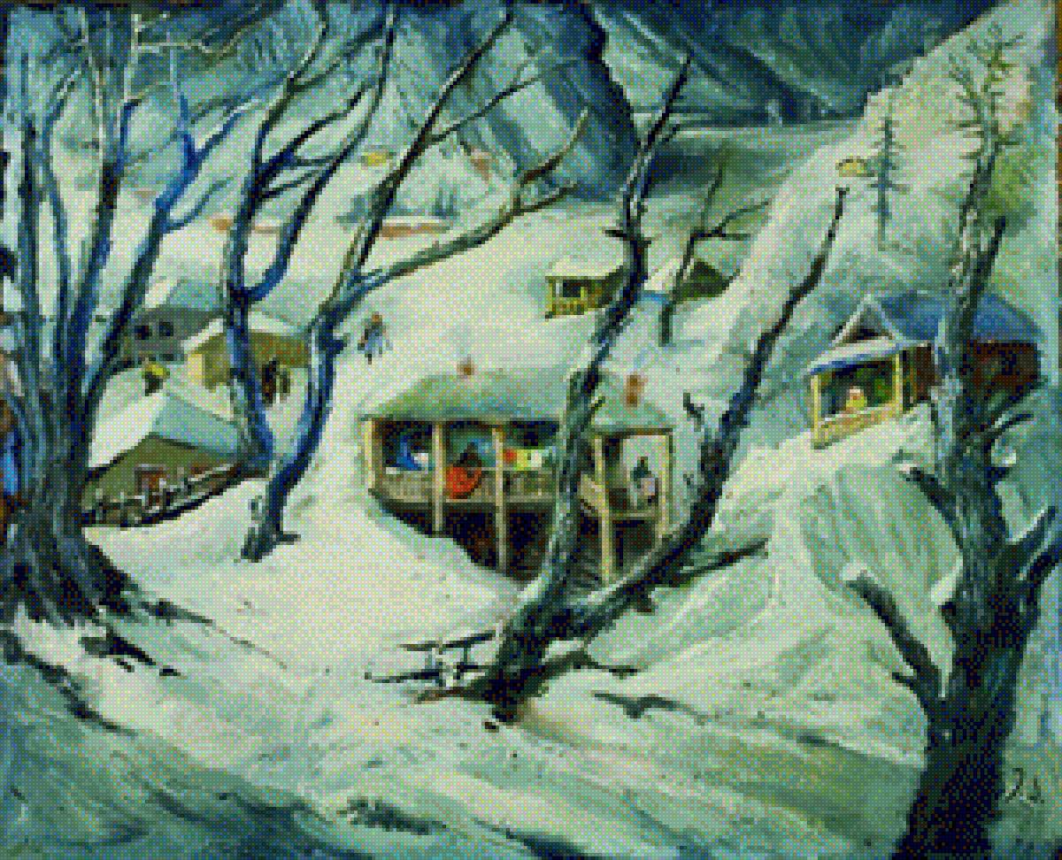 Зимний пейзаж (бакуриани) - пейзаж, зима, бакуриани - предпросмотр